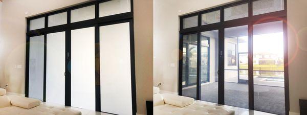 Smart Glass Sliding Doors