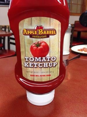 They have their own ketchup labels...