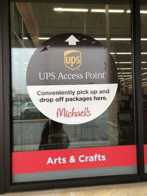 Super convenient UPS pickup & drop off spot!