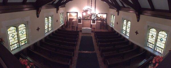 Hippach Chapel interior.