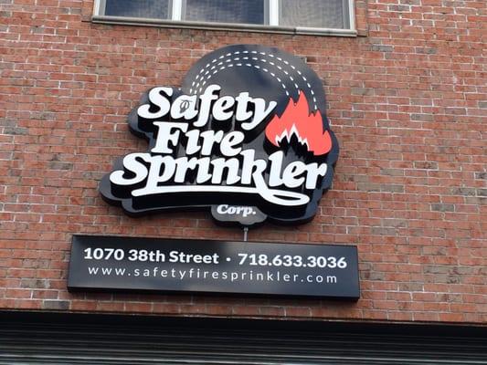 channel letters for Safety Fire Sprinkler