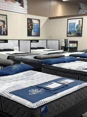 Mattress section at Rivergate Electronic Express