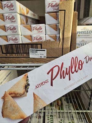 Great price for 1 lb phyllo dough