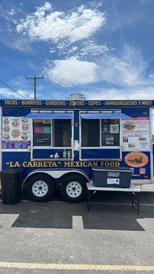 Food truck menu