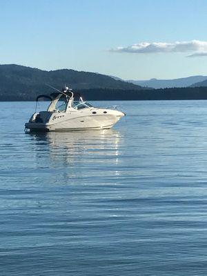 Our boat which we're taking to the San Juan's next weekend because Tony was able to fit us into the schedule