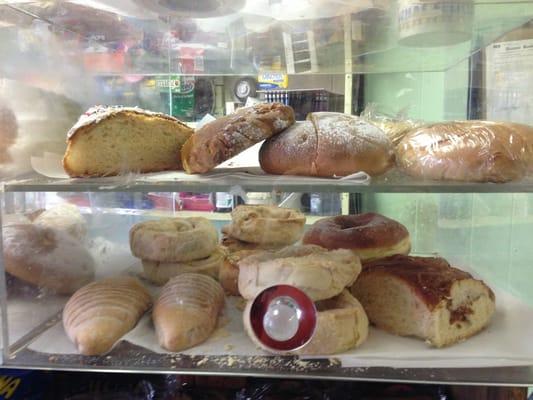 Selected (means not a lot) variety of mex bread. ;0)