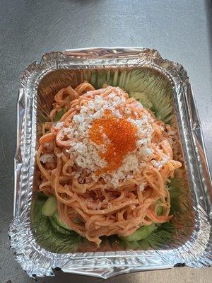 spicy kani salad