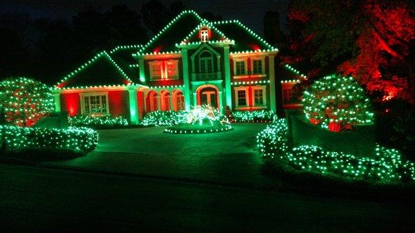 National award for Best Use of Color--Christmas Decor by Magnolia Lawn