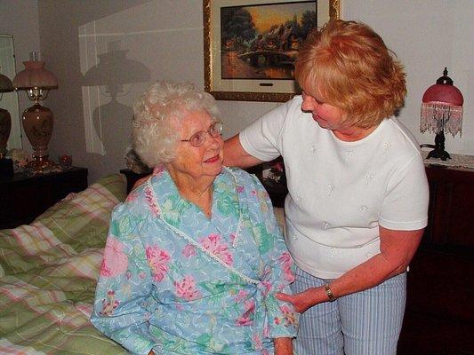 Our caring team of caregivers do all they can for our clients especially provide companionship