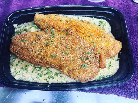 Creole Fish and Grits