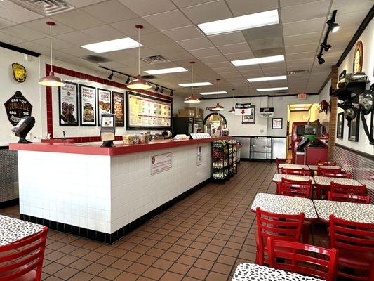 Counter Area and a Portion of the Dining Area