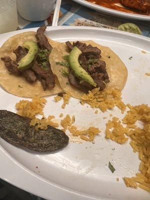 Steak taco