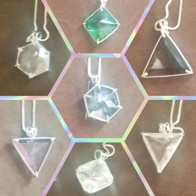 Sacred Geometry Crystal pendants for sale