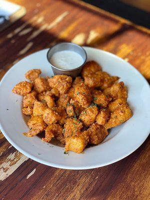 Spicy parmesan chicken bites