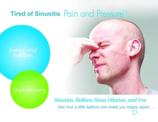 NO need to suffer with Sinus problems anymore