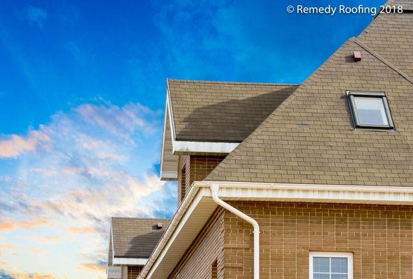 Asphalt shingle roof