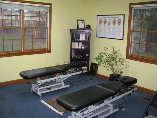 We spend most visits here, checking you for proper alignment & nervous system adaption.  Our goal is to make sure you are fre...