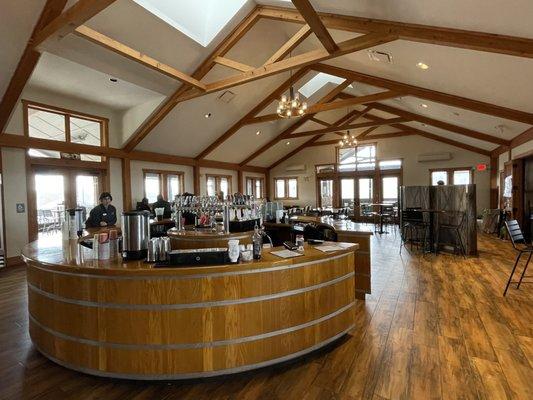 Inside the tasting room