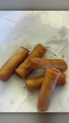 Baby Eggrolls (chicken filling)