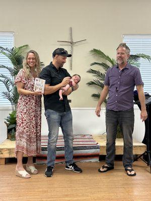 We love celebrating & dedicating new babies--and we've had lots of them lately!