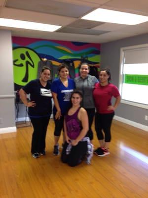 After our pre-Thanksgiving workout session with Zumba Marla.