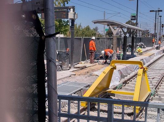 ElCajon Transit was one station that was damaged and is now getting a new addition of the trolley system.