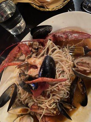 Lobster fra Diavolo, one of the specials