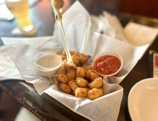 Cheese Curds. Very good, highly recommend.