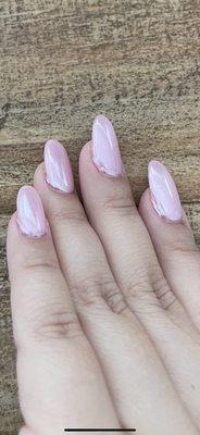 Horrible nail job for $78