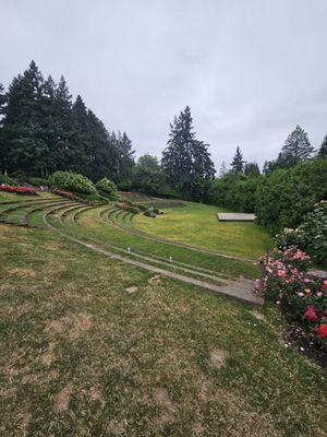 The view of the amphitheater from the top