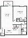 Large 1 Bedroom Floor Plan