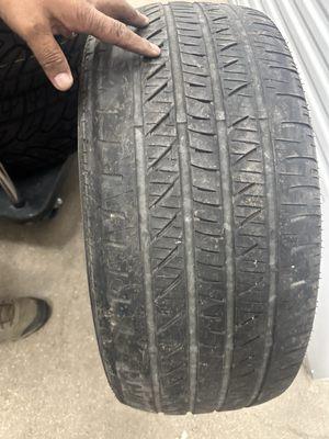 This is 30,000 or less miles on a tire they promised 50,000 miles