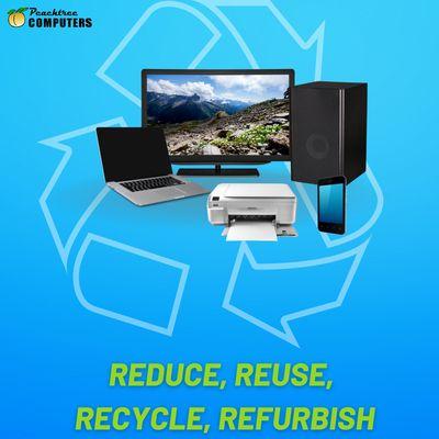 Buying refurbished doesn't just save you green, it IS green!  Do your part by having less of a carbon imprint in the world.