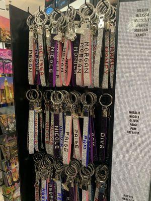 Finally, I see my name on these keychains lol