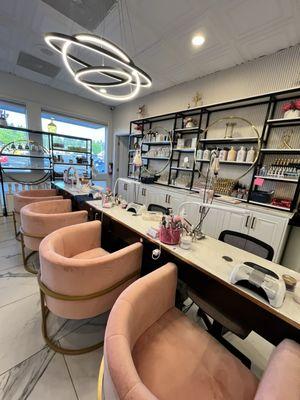 Manicure stations (some of them)