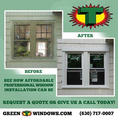 Window replacement with locally made ENERGYSTAR rated windows!