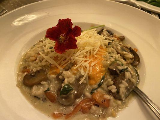 Mushroom risotto