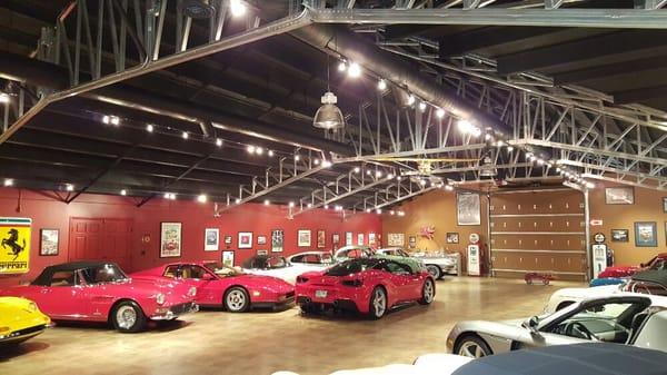 We did the lighting Design and installation in this very nice garage.