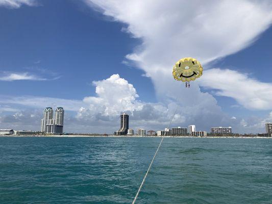 The only ocean based parasail on South Padre Island - Sonny's Beach Service