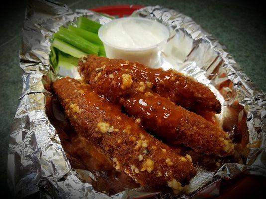 Homemade Boneless Buffalo Garlic Wings!