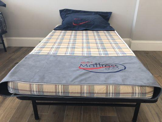 4" Foam mattress. Great option for students, bunk beds, and children. Value price - $69.00 twin.