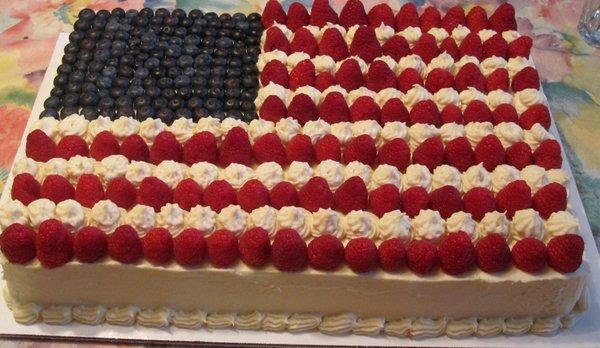 Flag Cake