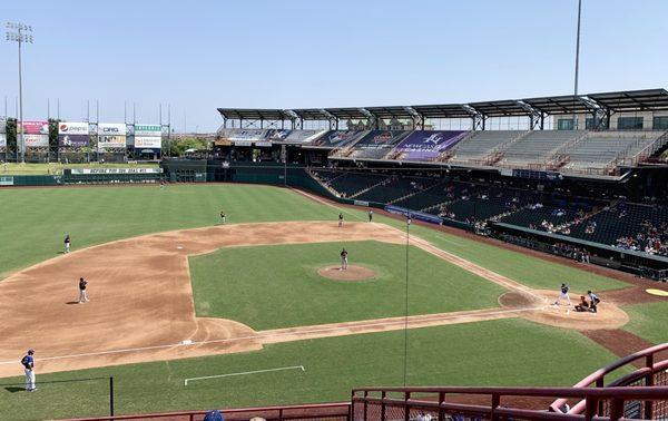 First pitch for a Sunday, 2pm game on Labor Day weekend.