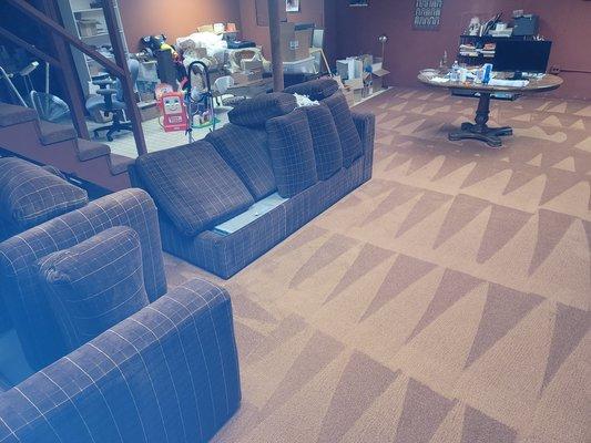 Carpet & upholstery cleaning.