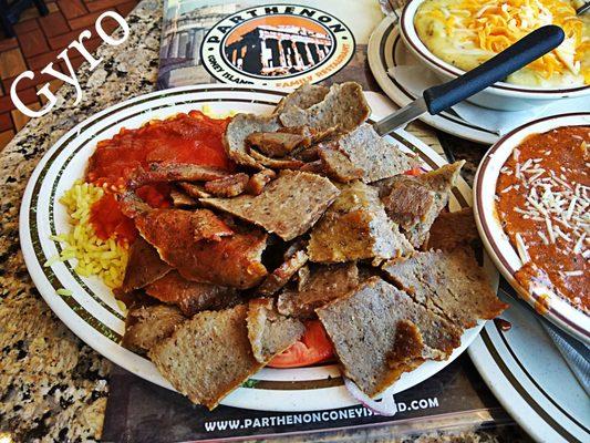 Best around town Sliced Gyro Meat off the Spit