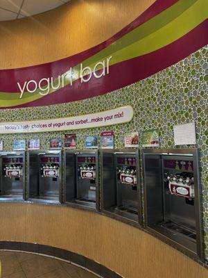 Frozen yogurt bar