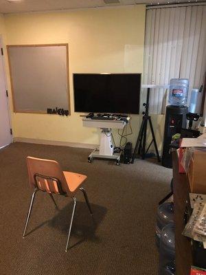 Our second vision therapy room.