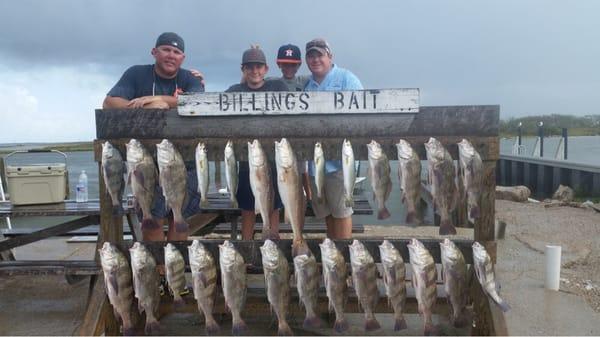 Fishing the Upper Laguna Madre out of Billings Bait and Tackle under the JFK Bridge on North Padre Island, CC,TX