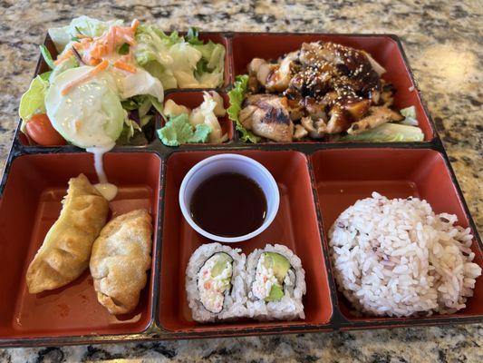 Chicken teriyaki bento