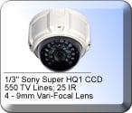 Heavy duty dome cameras for outdoor use